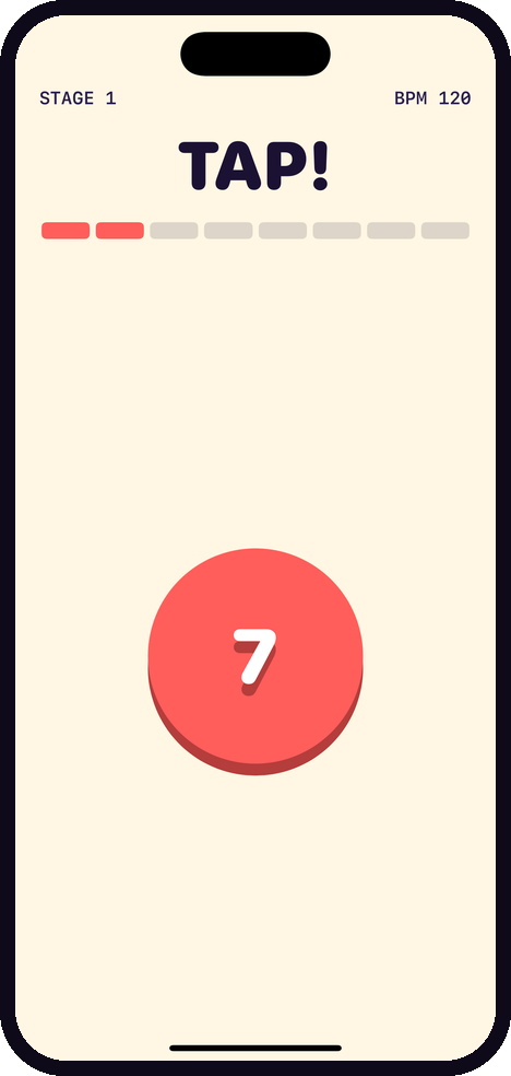 A micro-game in progress